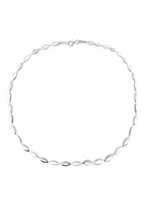 Adelia&acute;s Gliederkette ADELIA&acute;S "Damen Halskette aus 925 Silber mit Zirkonia 45 cm" Gr. 45, silber, Halsketten, Damen, Blacklist, Gliederkette