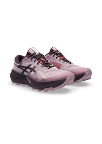 Trailrunningschuh asics "TRABUCO 14 GTX", Damen, Gr. 43,5, taro lila, schwarz aubergine, Synthetik, Schuhe Trailrunningschuh, wasserdicht