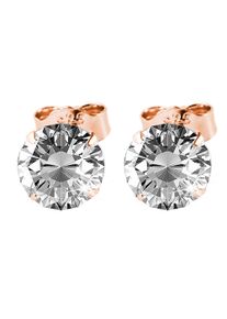 Adelia&acute;s Paar Ohrstecker ADELIA&acute;S "Damen Ohrringe &iquest; Ohrstecker aus 925 Silber mit Zirkonia", gold, Ohrringe, Damen, Silber 925 (Sterlingsilber), Paar Ohrstecker