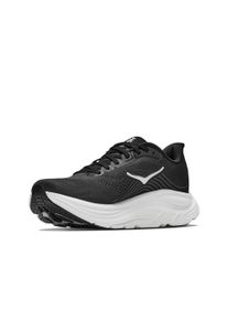 Laufschuh Hoka One One "Clifton 11", Herren, Gr. 48, schwarz-wei&szlig; (schwarz, wei&szlig;), Synthetik, Textil, Schuhe Laufschuh, hoher D&auml;mpfungsgrad, leicht profiliertes Laufsohlenprofil