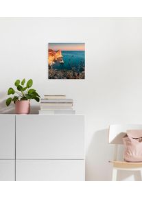 Leinwandbild Komar "Steep Cove - Gr&ouml;&szlig;e 30 x 30 cm", bunt (farbe bild(er): bunt), B:30cm H:30cm T:2cm, Holz, Papier, Bilder, Leinwandbild, Keilrahmenbild mi Echtholzrahmen