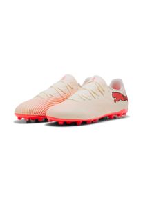 Fu&szlig;ballschuh Puma "FUTURE 9 PLAY MG", Gr. 40, sugarot almond, Puma wei&szlig;, ultra rot, Puma schwarz, Synthetik, Schuhe Fu&szlig;ballschuh, f&uuml;r Kunstrasenpl&auml;tze