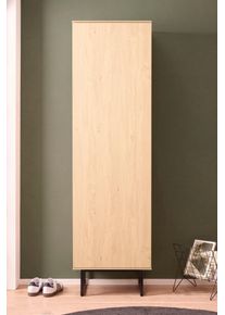 Garderobenschrank Home Affaire "Lund, moderner Schrank, Schuhschrank mit ausreichend Stauraum", stone oak, B:57cm H:200cm T:40cm, FSC-zertifizierter Holzwerkstoff, Schr&auml;nke, Garderobenschrank, ausreichend Stauraum, vielseitig einsetzbar, 57 cm breit