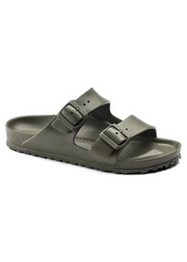 Sandale Birkenstock "Arizona", Damen, Gr. 37, gr&uuml;n (khaki), Obermaterial: 100% Synthetik synthetic., Schuhe Sandale