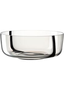 Schale Leonardo "ALVEO, aus hochwertigem Farbglas mit Unikat-Charakter", transparent (transparent, taupe, schwarz), H:10cm &Oslash;:26cm, Glas, Sch&uuml;sseln, Schale, sp&uuml;lmaschinengeeignet