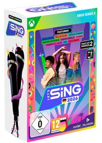 Ravenscourt Spielesoftware "Let&rsquo;s Sing 2026 German Version (+ 2 Mics)", transparent (ohne farbbezeichnung), Xbox Series X, Spielesoftware, Spielesoftware