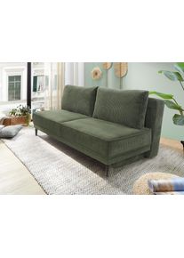 Jockenh&ouml;fer Schlafsofa JOCKENH&Ouml;FER GRUPPE "Maestro, B: 203 cm, Liegefl. 161x200 cm, Dauerschl&auml;fer", gr&uuml;n (gr&uuml;n 426, 03), B:203cm T:111cm, Korpus: 100% Polyester;Kissen: 100% Polyester, Sofas, Schlafsofa, mit Schlaffunktion & Bettkasten, Tonnentaschenfederkern