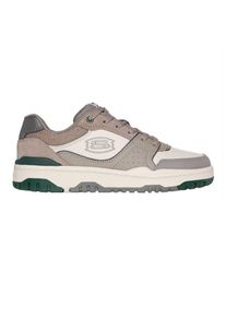 Skechers SKX-228 lage sneakers met su&egrave;de inzetstukken voor kinderen (Taupe)