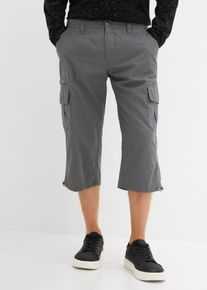 L&aring;nga cargoshorts av ren bomull normal passform - gr&aring; - storlek 66 - bonprix