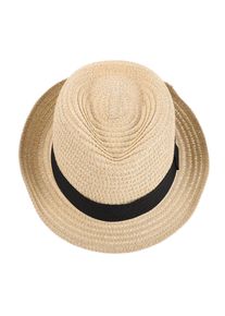 Toddler Summer Straw Hat Boys British Jazz Style Breathable Lightweight Adjustable Strap Kids Beach Sun Hat Outdoor