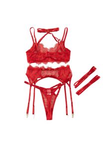 Women's Sexy Lingerie Lace-trimmed Eyelash-trimmed Camisole Body-shaping Sexy Lingerie Bra