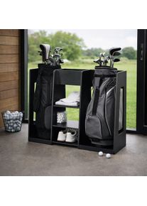 Organiseur de sacs de golf pour clubs et accessoires de golf noir Cranit DPLC5