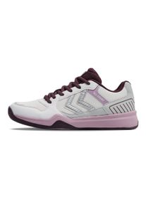 Hallenschuh Hummel "ALL COURT", Damen, Gr. 37, winetasting, sea fog, Synthetik, Schuhe Hallenschuh, atmungsaktiv, Non-Marking-Sohle