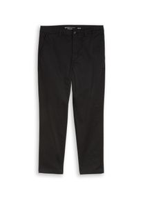 Stoffhose Tom Tailor Denim, Herren, Gr. 29, L&auml;nge 32, schwarz, Web, Obermaterial: 97% Baumwolle, 3% Elasthan. Futter: 100% Baumwolle, unifarben, relaxed fit lang, Hosen Stoffhose, mit Stretch
