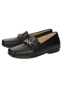 Slipper Sioux "Cortizia-727-H", Damen, Gr. 42.5 (UK 8 1/2), schwarz, Obermaterial: 100% Lammnappaleder LANA. 100% Gummi rubber., Schuhe Slipper
