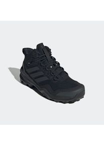 Wanderschuh adidas terrex "SKYCHASER MID GORE-TEX", Herren, Gr. 45, schwarz (core schwarz, core schwarz, carbon), Synthetik, Textil, Schuhe Wanderschuh, wasserdicht dank Gore-Tex Membrane