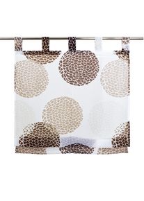 Raffrollo OTTO HOME "Belem" Gr. 4, braun, B:100cm H:140cm, Voile, Obermaterial: 100% Polyester, Raffrollos, Raffrollo, Transparent, Voile, Polyester