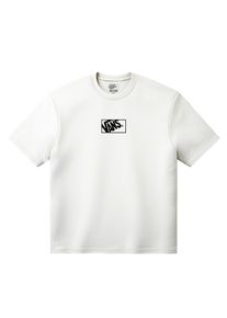 T-Shirt Vans "BLOCKED BOX LOOSE SS TEE", Herren, Gr. XL, wei&szlig;, Obermaterial: 100% Baumwolle, normal, Rundhals, Shirts T-Shirt, mit Rundhalsausschnitt, Kurzarm, aus Baumwolle, normale Schnittform
