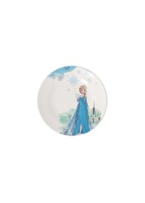 Villeroy & Boch Teller VILLEROY & BOCH "Kinderteller Disney Frozen &oslash; 21,5 cm bunt", bunt, B:21,5cm H:2cm L:21,5cm T:21,5cm &Oslash;:21,5cm, Speiseteller, Teller, Sp&uuml;lmaschinenfest, Mikrowellensicher