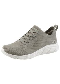 Sneaker Skechers "BOBS B FLEX LO-GRACEFUL STRIDE", Damen, Gr. 37, gr&uuml;n (olivgr&uuml;n), Textil, Schuhe Sneaker, mit leichter EVA-Laufsohle