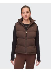 Steppweste Venice Beach "D WESTE ISSI", Damen, Gr. L (42), braun (coffee), Obermaterial: 100% Polyester, normal, Westen Steppweste, mit Rei&szlig;verschluss, aus Polyester, normale Schnittform