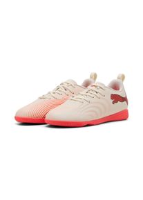 Fu&szlig;ballschuh Puma "FUTURE 9 PLAY IT JR", Kinder, Gr. 36, sugarot almond, Puma wei&szlig;, ultra rot, Puma schwarz, Synthetik, Schuhe Fu&szlig;ballschuh, f&uuml;r Halle und Stra&szlig;e, f&uuml;r Jugendliche