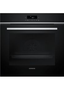 Siemens Pyrolyse Backofen "HB572ABS4", Energieeffizienz: A+, schwarz (silberfarben), B:59,4cm H:59,5cm T:54,8cm, Back&ouml;fen, Automatische Selbstreinigung activeClean & 10 Automatikprogramme, Pyrolyse Backofen