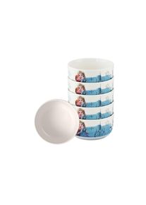 Villeroy & Boch Kinderschale VILLEROY & BOCH "M&uuml;slischalen Disney Frozen 440 ml 6er Set bunt", bunt, B:12,3cm H:7cm L:12,3cm T:12,3cm &Oslash;:12,3cm, Sch&uuml;sseln, Kinderschale, Sp&uuml;lmaschinenfest, Mikrowellensicher