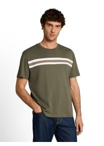Rundhalsshirt Tom Tailor Denim, Herren, Gr. S, gr&uuml;n (urban olive gr&uuml;n), Single Jersey, Obermaterial: 100% Baumwolle, Rundhals, Shirts Rundhalsshirt