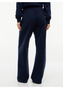 Jogginghose, Damen, Gr. S (36), N-Gr, blau (dunkelblau), Sweatware, Obermaterial: 100% Baumwolle, Tommy Hilfiger Underwear, relaxed fit lang, Hosen Jogginghose, Essential Relaxed Fit aus Terry