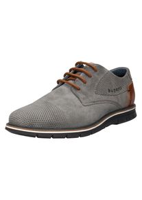 Schn&uuml;rschuh Bugatti, Herren, Gr. 47, grau (grau used), Veloursleder, used, Schuhe Schn&uuml;rschuh, Freizeitschuh, Halbschuh, Sneaker mit Ziern&auml;hten