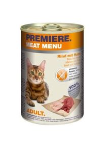Premiere Menu Viande Adulte B&oelig;uf et poulet 24x400 g