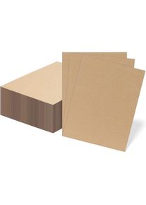 50 Pack 8.5x11 Corrugated Cardboard Sheets for Shipping, Mailing, Packing, and DIY Crafts