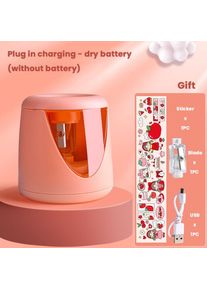 School Supplies Battery/USB/Charging Cartoon Creative Stationery Switch Automatic Mechanical Tool Electric Pencil Sharpener