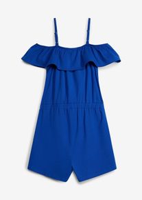 bonprix Salopetă din jerse din amestec elastic de bumbac organic, albastru, 170