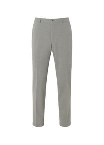 Anzughose Benvenuto. "IAGO", Herren, Gr. 58, N-Gr, grau (lightgrau), Obermaterial: 52% Polyester PES. 43% Wolle WO. 5% Elasthan EL. Futter: 94% Polyester PES. 6% Elasthan EL. 94% Polyester PES. 6% Elasthan EL., meliert, slim fit, Hosen Anzughose, mit abgeschr&auml;gten Seitentaschen