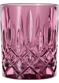 Whiskyglas Nachtmann "Noblesse", lila (berry), B:8,2cm H:10,2cm &Oslash;:8,2cm, Kristallglas, Trinkgef&auml;&szlig;e, Whiskyglas, Made in Germany, 295 ml, 2-teilig