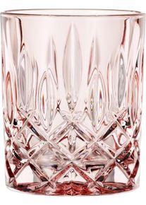 Whiskyglas Nachtmann "Noblesse", rosa (rose), B:8,2cm H:10,2cm &Oslash;:8,2cm, Kristallglas, Trinkgef&auml;&szlig;e, Whiskyglas, Made in Germany, 295 ml, 2-teilig