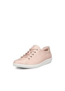 Schn&uuml;rschuh Ecco "Ecco Soft 2.0", Damen, Gr. 35, rosa (ros&eacute;), Leder, Schuhe Schn&uuml;rschuh, Freizeitschuh, Halbschuh, Schn&uuml;rschuh mit dezenter Logo Pr&auml;gung