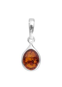 Kettenanh&auml;nger OSTSEE-SCHMUCK "- Canissa - Silber 925/000 - Bernstein" Gr. 22, silber (silber 925, silberfarben, wei&szlig;), Schmuckanh&auml;nger, Damen, Silber 925 (Sterlingsilber), Kettenanh&auml;nger