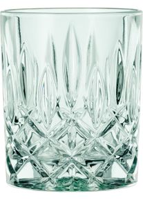Whiskyglas Nachtmann "Noblesse", gr&uuml;n (mint), B:8,2cm H:10,2cm &Oslash;:8,2cm, Kristallglas, Trinkgef&auml;&szlig;e, Whiskyglas, Made in Germany, 295 ml, 2-teilig