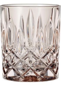 Whiskyglas Nachtmann "Noblesse", grau (taupe), B:8,2cm H:10,2cm &Oslash;:8,2cm, Kristallglas, Trinkgef&auml;&szlig;e, Whiskyglas, Made in Germany, 295 ml, 2-teilig