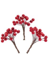 Artificial Red Berries (Pack of 100) Natural Craft Materials, Decorations, Collages & Displays, Plastic