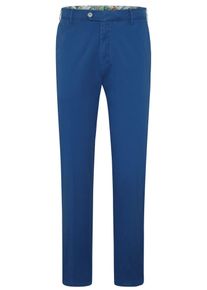 Anzughose MEYER "New York", Herren, Gr. 29, N + K Gr, blau, Obermaterial: 97% Baumwolle CO. 3% Elasthan EL., uni, slim fit, Hosen Anzughose, mit 2-Way Stretch