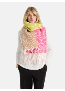 LIEBLINGSST&Uuml;CK Modeschal LIEBLINGSST&Uuml;CK "Damen-Schal", Damen, Gr. onesize, gelb (205, limelight), 60% Polyester, 40% Wolle, Obermaterial: 60% Polyester PES. 40% Wolle mw., Modet&uuml;cher Modeschal