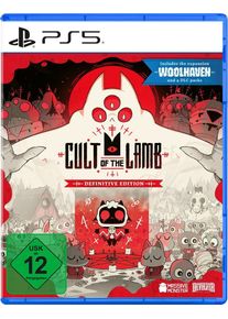 DEVOLVER DIGITAL Spielesoftware "Cult of the Lamb Definitive Edition", rot (ohne farbbezeichnung), PlayStation 5, Spielesoftware, Spielesoftware