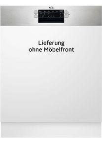 AEG teilintegrierbarer Geschirrsp&uuml;ler "FEE53628ZM", Energieeffizienz: D, silber (edelstahl), B:59,6cm H:81,8cm T:57,5cm, Geschirrsp&uuml;ler, teilintegrierbarer Geschirrsp&uuml;ler