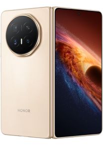 Honor Smartphone "Magic V6", Energieeffizienz: B, beige (gold), 512 GB, Mobiltelefone, Smartphone