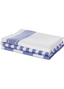 Geschirrtuch OTTO HOME "Ravven", blau, B:50cm L:65cm, 100% Baumwolle, Geschirrt&uuml;cher, Geschirrtuch, 100 % Baumwolle, 65 &times; 50 cm, 3er-Set, Farbauswahl, Karo, Streifen
