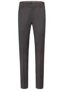 Anzughose MEYER "Bonn", Herren, Gr. 27, N + K Gr, grau (anthrazit), Obermaterial: 100% Wolle WO., slim fit, Hosen Anzughose, mit Franz&ouml;sischen Seitentaschen